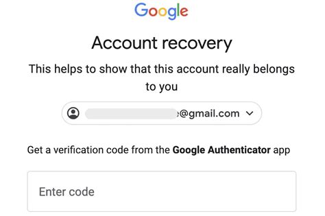 recover authenticator google|How to Restore Google Authenticator: A Step